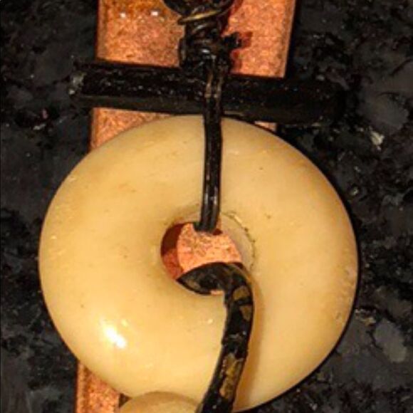 Copper and Metal Earrings Lightweight Handmade - Picture 8 of 8